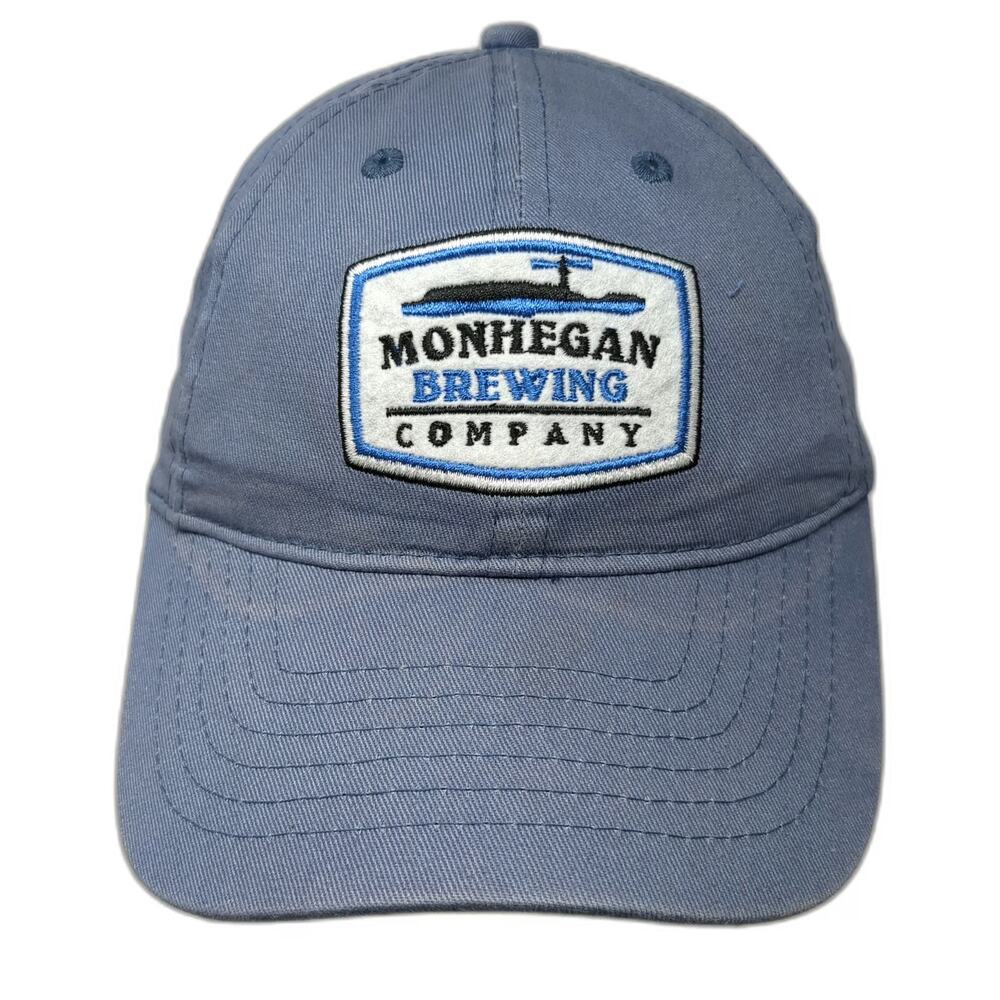 Brewery Branding Co Baseball Cap Blue One Size Monhegan Maine Lighthouse Hat